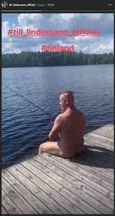 Rammstein-Sänger Till Lindemann zeigt sich komplett nackt beim Angeln