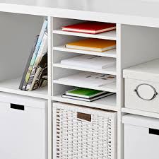 Kallax Insert With 4 Shelves White 13x13 33x33 Cm Ikea Kallax Shelf Unit Kallax Kallax Ikea