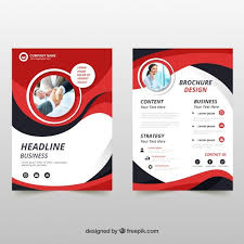 Baixe Folheto Comercial Em Tamanho A5 Com Estilo Plano Gratuitamente In 2020 Business Brochure Brochure Corporate Brochure Design