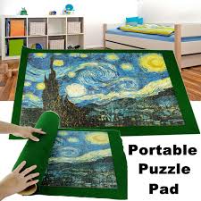 Puzzle saver roll up mat. Portable Puzzle Mat Roll Up Jigsaw Puzzle Pad Puzzle Storage Mat Puzzles Saver Fits Up To 1000 Pieces Walmart Com Walmart Com