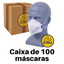 Dust mask, washable reusable anti air pollution half face mouth mask adjustable pm2.5 air filter mask respirator (black) 3.5 out of 5 stars. Caixa De 100 Unid Mascara Pff2 S Sem Valvula Branca Tayco