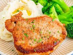 Easy Pan Fried Pork Chops - The Country Cook
