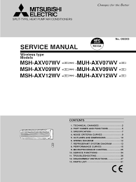 In this case, consult your dealer. Manual Muh Axv12wv Air Conditioning Pipe Fluid Conveyance