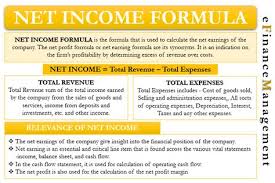 Net Income Formula Calculation And Example Net Income Cash Flow Statement Income
