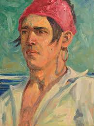 Olin Travis, Portrait Of Josephine Oliver Travis,