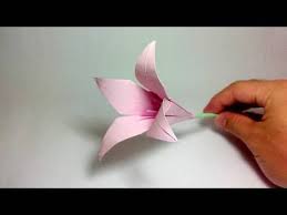 How To Make Calla Lily Paper Flower Easy Origami Flowers For Beginners Making Diy Paper Craft Origami Lily Origami Flowers Instructions Easy Origami Flower