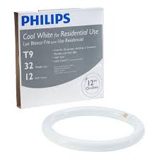 Philips 32 Watt 12 In Linear T9 Fluorescent Tube Light Bulb Cool White 4100k Circline 391177 The Home Depot