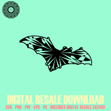 Download Bat Mandala Svg November Collection Digital Download File With Resale License Mandala Svg Mandala Digital Download