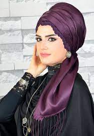Murdum Drapeli Bandana Pratik Hazir Sal Guzel Turban Sal Abaya Modasi