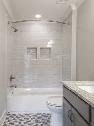 Tiled bathtubs ideas best 25 tile tub surround ideas pinterest from bathroom tub ideas, image source: Grey Hexagon Floor Tile Bathroom Remodel Shower Freestanding Tub Shower Bathtub Remodel