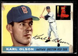 1955 Topps #72 Karl Olson DY