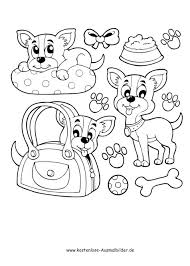Viele tiere malvorlagen coloring and malvorlagan : Ausmalbild Viele Kleine Hunde Zum Ausdrucken