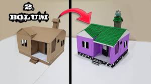 Evi yaptığımız ağaç üstünde ev nasil yapilir bi̇lgi̇ler : Kartondan Maket Ev Yapimi Kolay Proje 2 Bolum Evler Sanat El Sanati