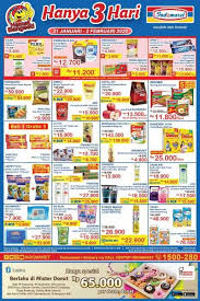 Dapatkan beragam diskon belanja spesial selama periode promo ini masih berlaku. Promo Indomaret Hanya 3 Hari Teranyar 31 Jan 2 Feb 2020