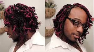 Half tied hair is the most casually carried hair. Kinky Twist Short Bob Novocom Top