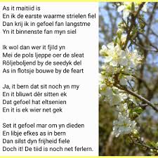 Kort verslag van het leven van jan gelinde van blom. Gedicht Over Het Voorjaar It Alders Erf Brengt Het Verleden Dichterbij
