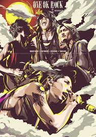 The band had various singles that entered the oricon charts and their songs are gradually gaining. One Ok Rock Poster Edition On Behance
