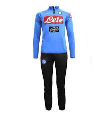 Wir liefern dieses produkt auch ins ausland. Kaufe Trainingsanzug Napoli 2018 2019 Presentation In Blau