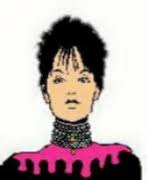 Leo Glass Sapphire Blue Rhinestone Necklace. For Sale at Ruby Lane