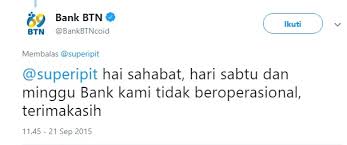 Ternyata tidak semua bank tutup pada hari sabtu. Jadwal Buka Bank Btn Hari Sabtu Dan Minggu