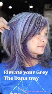 Going grey doesn’t have to be frumpy!!!, I LOVEEEE helping my grey haired  clients enhance their hair with fun bright pops 💥 and trendy styles that  look iconic and make any grey immediately cooler 😘✌🏽, ...