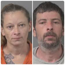 ELM CITY DUO ARRESTED ON FELONY CHARGES JUSTIN RAY BARNHILL and JESSICA  LEIGH BARNHILL from ELM CITY were arrested