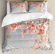Check spelling or type a new query. Peach Duvet Cover Set King Size Japanese Scenery Sakura Tree Cherry Blossom Nature Photography Spring Bedding Set Grey Coral Bedding Sets Aliexpress
