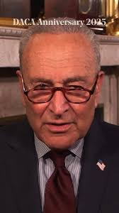“I promise I will never stop fighting to find a permanent pathway to  citizenship for our Dreamers.”, Today is the 13th #DACA Anniversary. Thank  you Senator Chuck Schumer for your leadership in ...