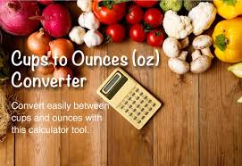 It's especially true in baking — think how much. Cups To Ounces And Ounces To Cups Converter