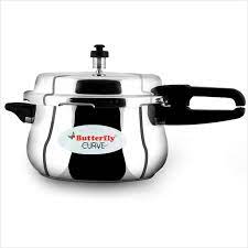 Bring home this pressure cooker from butterfly, and cook vegetables or boil rice with ease. Butterfly Curve Stainless Steel Pressure Cooker 5 5 Litre Buy Online In Germany At Desertcart De Productid 85457203