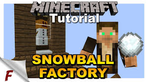 If you prefer a smaller blanket, choose 4, 6 or 9 blocks from the list. Minecraft Snowball Farm Java 1 14 1 15 And 1 16 Snow Golem Factory Tutorial Youtube