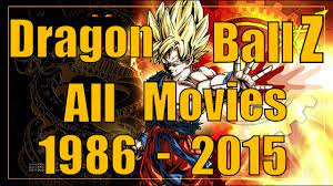 Emperor pilaf saga tournament saga red ribbon army saga Dragon Ball Z All Movies List 1986 2015 Youtube