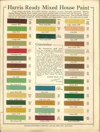 1915 Harris Ready Mixed House Paint Colours In 2019 House