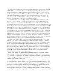 A critical look at the olympics, with a heavy side of human interest. Tiger Parenting Essay Correction Pdf Social Psychology Social Science