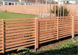 Waagrechtzaun Und Sichtschutz Kombiniert Zaun Garten Zaun Vorgarten