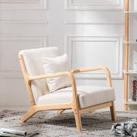 Comfortable details include a classic slatted back, contoured. Accent Chairs Wood Shop Online At Overstock