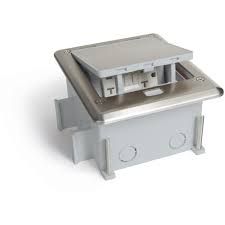 Waterproof Outdoor Electrical Floor Box Pop Up Push Button Stainless Floor Boxes Outdoor Electrical Outlet Waterproof Flooring