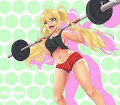 In japanese, is a manga series written by yabako sandrovich and illustrated by maam. Artstation Dumbbell Nan Kilo Moteru Hibiki Sakura Jessica B