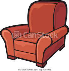 Interior and furniture vector graphics of a large armchair. Armchair Leather Tub Chair Canstock