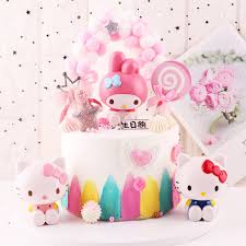 About 5% of these are event & party supplies, 2% are wedding decorations & gifts, and 6% are christmas decoration supplies. Kitty Melody Cartoon Cake Topper Figure Birthday Figurine Display Cake Decoration Shopee Malaysia