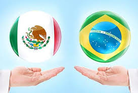 Sebastían córdova intentó a la distancia y con fortuna, gracias a su calidad, llegó un quinto para méxico. En Economia Mexico 2 0 Brasil Alto Nivel