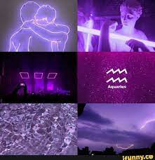 Purple Aesthetic Aquarius Aesthetic Aesthetic Wallpapers Wallpaper Iphone Love