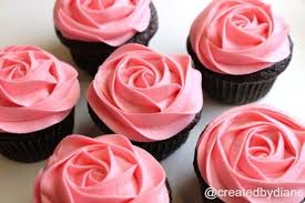 How To Frost A Rose On A Cupcake Video Created By Diane Rose Cupcakes Cupcake Cakes Cake Decorating