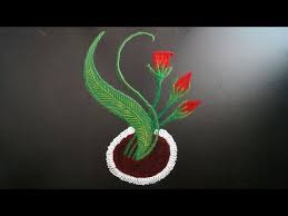 Very Easy Flower Rangoli Diwali Rangoli 2019 Latest Rangoli Design 2019 For Diwali Rangoli Youtube Flower Rangoli Rangoli Designs Diwali Rangoli