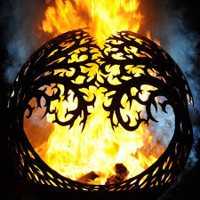 Fire pit heat shield uk. The Firepit Company Tree Of Life A Bell Spherical Fire Pits