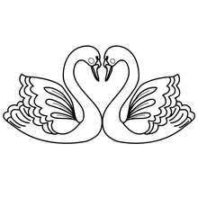 Love Swans Coloring Page There Are Many Free Love Swans Coloring Page In Valentine S Day Coloring Coloring Pages Valentines Day Coloring Page School Wall Art