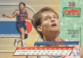 Mark Price 1992 Fleer Ultra #38 Cleveland Cavaliers NBA Card- Free Shipping