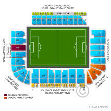 Stade Saputo 2019 Seating Chart