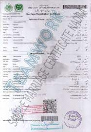 From all applicants who married in pakistan. Get Nadra Marriage Certificate Marriage Certificate For Immigration Visa