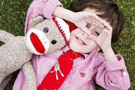 Handmade Sock Monkey Doll Lemonade Couture